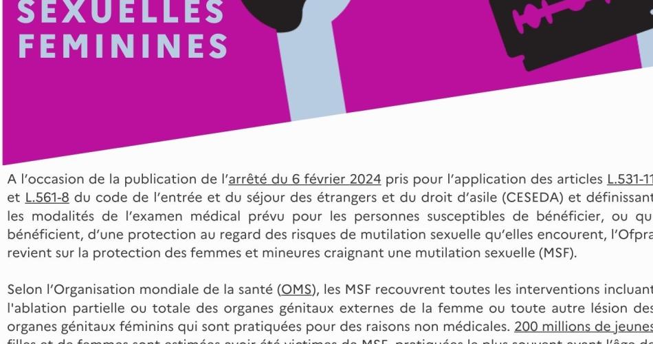 Nos publications Ofpra