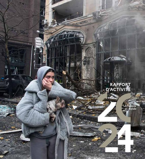 Page de couverture du Rapport d'activité 2024 de l'Ofpra